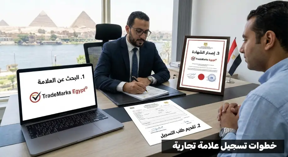 خطوات تسجيل علامة تجارية